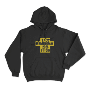Taco Hemingway 2026 Tour Unisex Hoodie Black