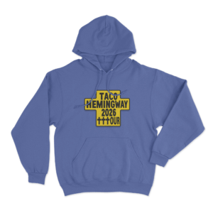 Taco Hemingway 2026 Tour Unisex Hoodie Blue