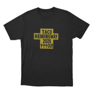 Taco Hemingway 2026 Tour Unisex T Shirt Black