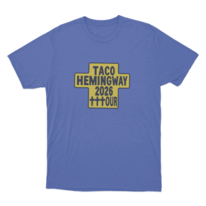 Taco Hemingway 2026 Tour Unisex T Shirt Blue