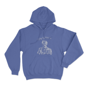 Taco Hemingway Portrait Unisex Hoodie Blue