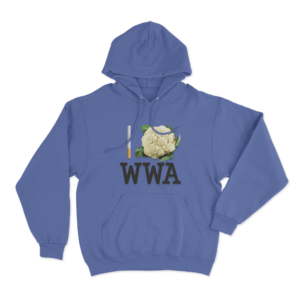Trojkat Warszawski Art Unisex Hoodie Blue